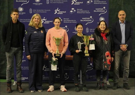 Tóth Amarissa a Fehérvár Kiskút TK játékosa negyedszer győzött a tenisz ob-n